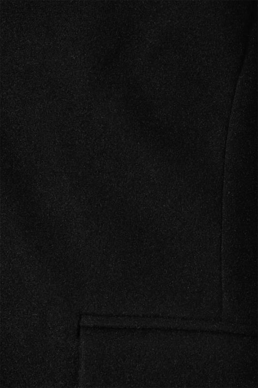 LTS Black Longline Maxi Coat 5