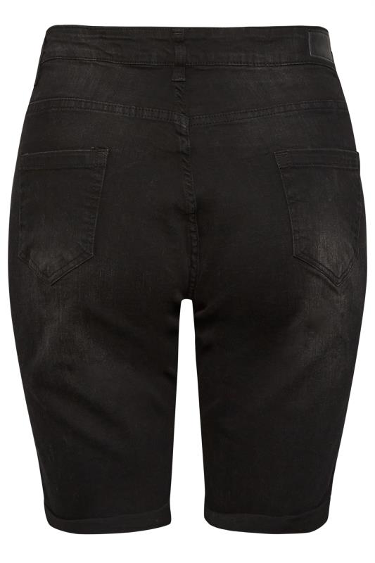 LEG-4 {Sweet Applause} Dark Denim Shorts EXTENDED PLUS SIZE 4X/5X 5X/6 –  Curvy Boutique Plus Size Clothing