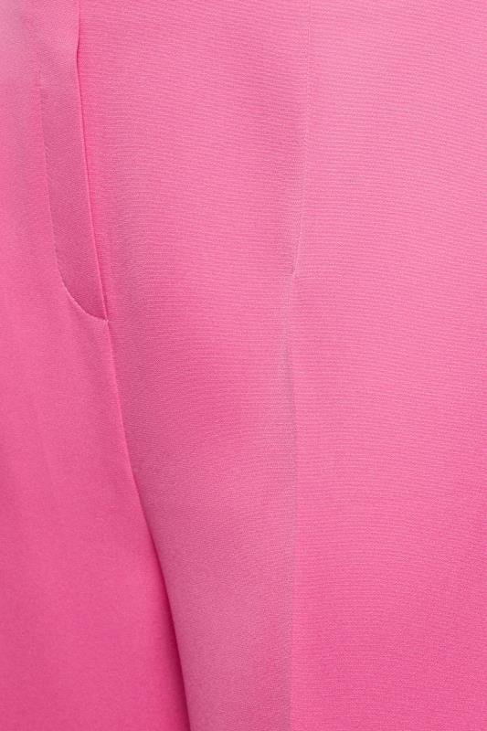 YOURS Plus Size Curve Pink Tailored Shorts | Yours Clothing  4