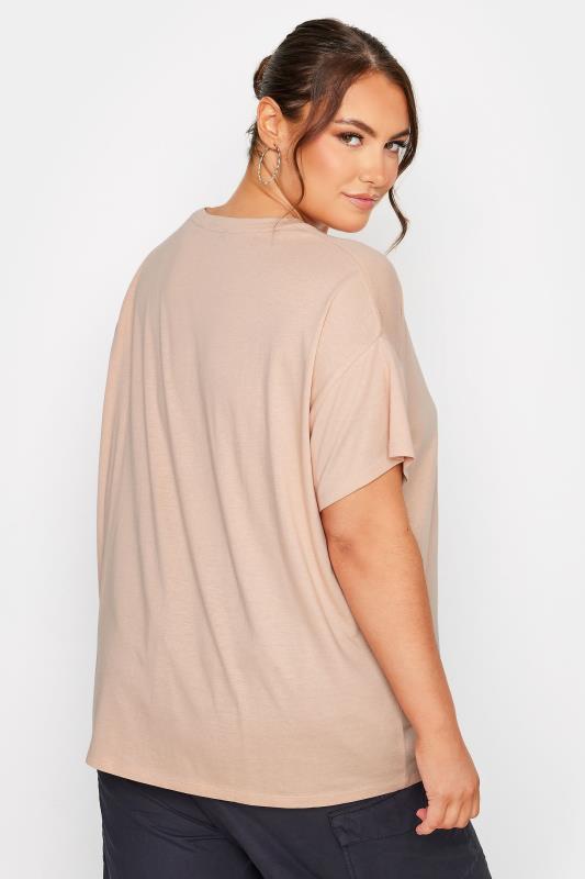 LIMITED COLLECTION Plus Size Pink Utility Pocket T-Shirt | Yours Clothing 4