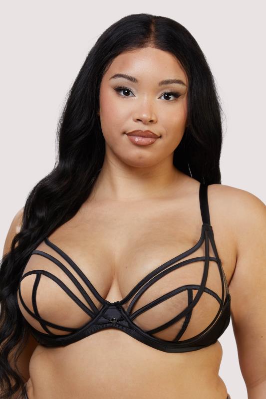 Adore Me NWT Black Lace Plunge Push Up Bra Size 36DD - $26 New With Tags -  From Tabitha
