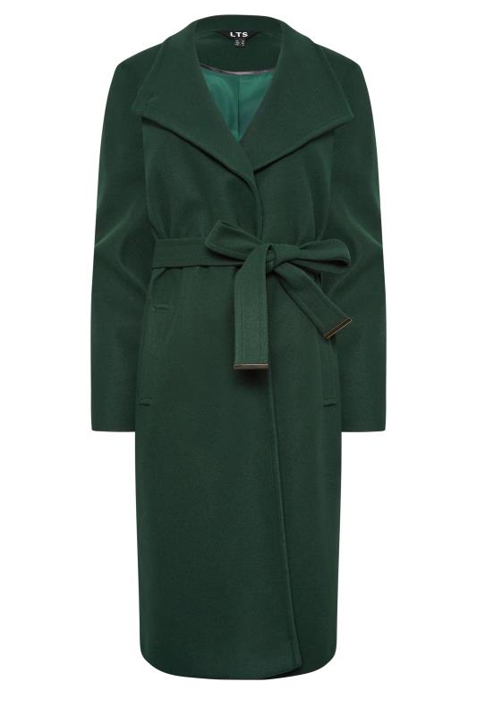 LTS Tall Women's Dark Green Belted Coat | Long Tall Sally 6