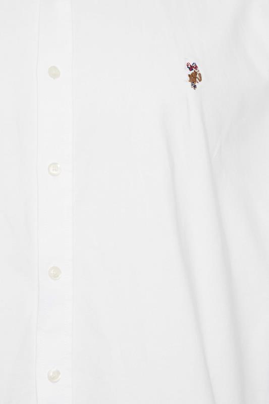 U.S. POLO ASSN. Big & Tall White Short Sleeve Shirt | BadRhino  2