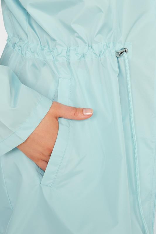Plus Size Light Blue Pocket Parka | Yours Clothing 5