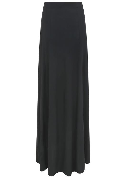 LTS Tall Black Fit & Flare Maxi Skirt 5