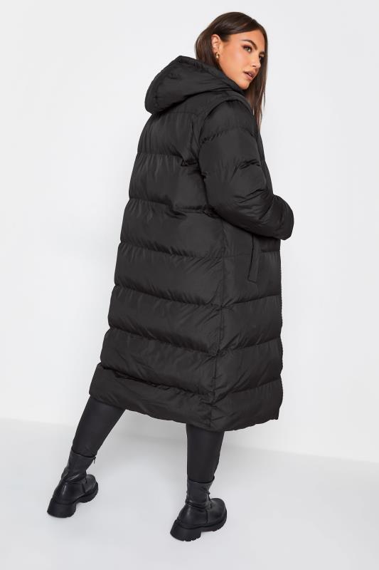 YOURS Plus Size Black Padded 2-in-1 Puffer Coat & Gilet | Yours Clothing 5