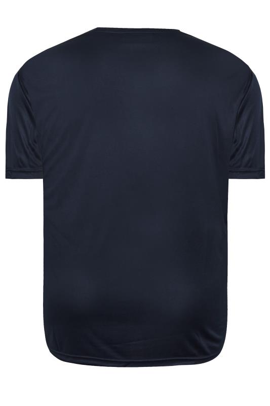 D555 Big & Tall Navy Blue Dry Wear T-Shirt | BadRhino 4