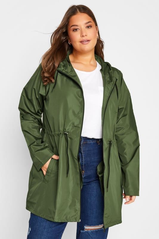 Tall  LTS Tall Khaki Green Pocket Parka