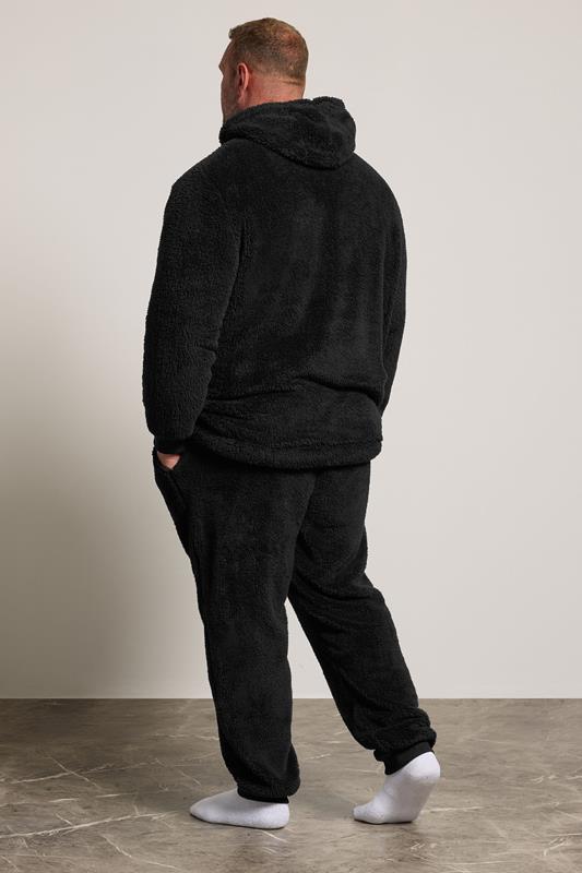 BadRhino Big & Tall Black Fleece Lounge Set | BadRhino 2