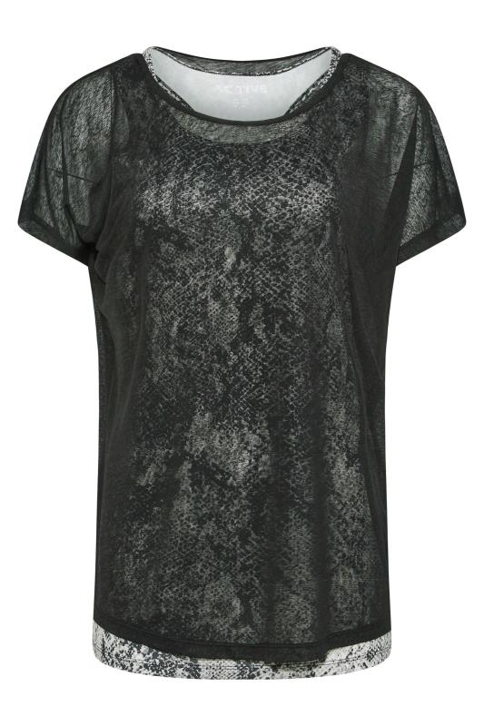 LTS ACTIVE Tall Black Snake Print 2 in 1 Top_F.jpg