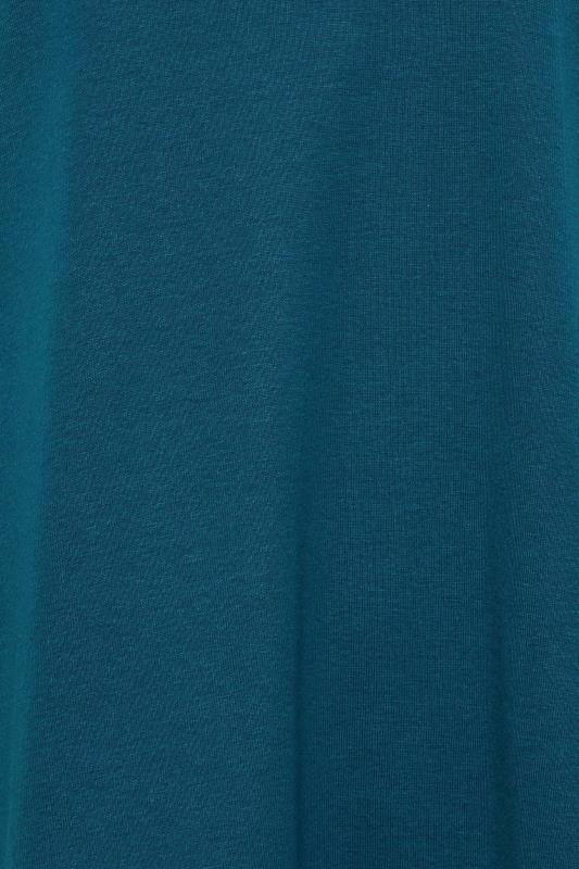 M&Co Blue Long Sleeve Cotton Blend Top | M&Co 5