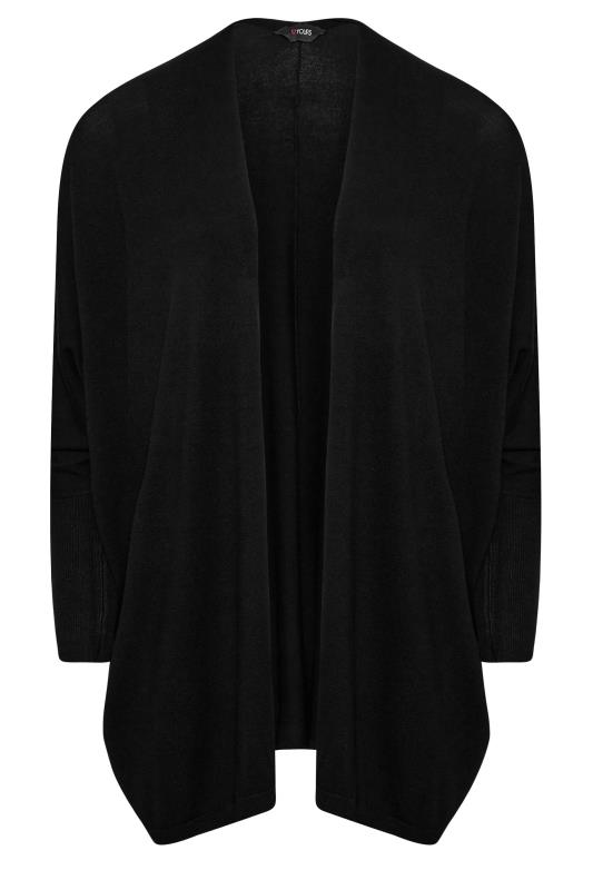 YOURS Plus Size Black Batwing Sleeve Cardigan | Yours Clothing 6