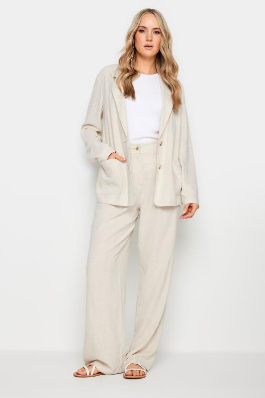 LTS Tall Women's Cream Linen Blazer | Long Tall Sally 3