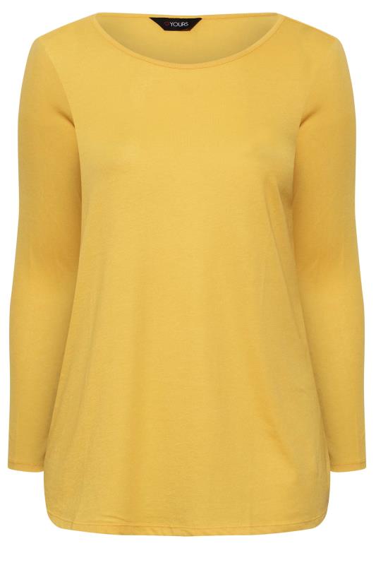 Curve Yellow Long Sleeve T-Shirt 5