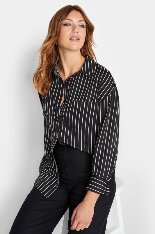 LTS Tall Women's Black Stripe Longline Shirt | Long Tall Sally 4