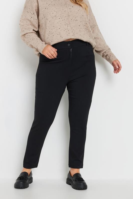 Pantalon noir stretch femme hotsell