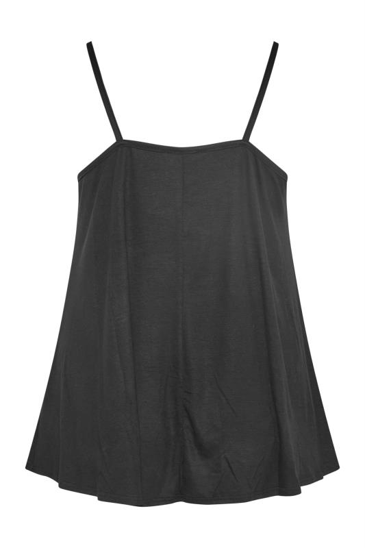LIMITED COLLECTION Curve Black Ruched Swing Cami Top 7
