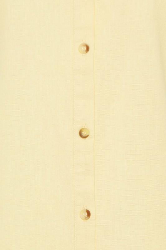 LTS Tall Women's Yellow Sleeveless Linen Shirt | Long Tall Sally  5
