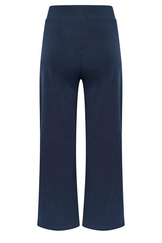 PixieGirl Petite Women's Navy Blue Wide Leg Yoga Pants | PixieGirl 6