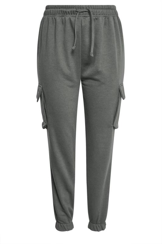YOURS Plus Size Grey Cargo Joggers | Yours Clothing 4