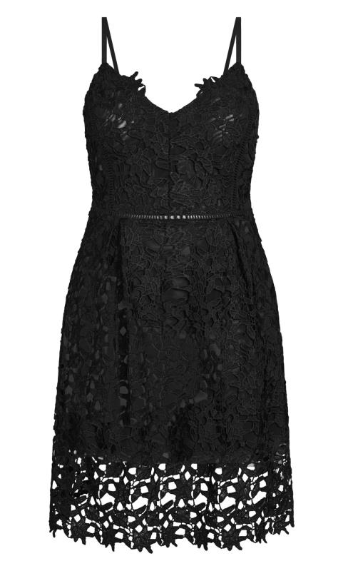Evans Black Lace Occasion Dress 4