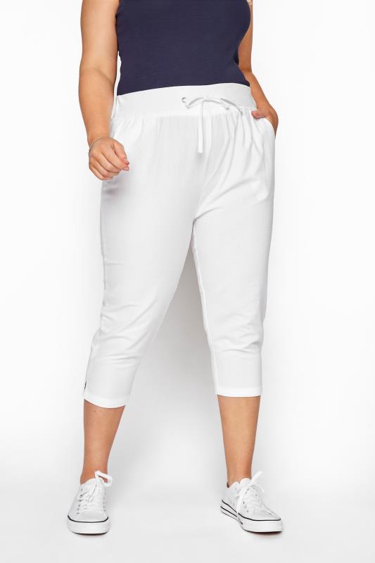 Curve White Cool Cotton Cropped Joggers_B.jpg