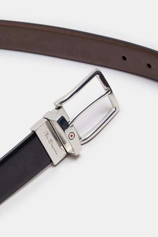 BEN SHERMAN Black & Brown Reversible Belt | BadRhino 5