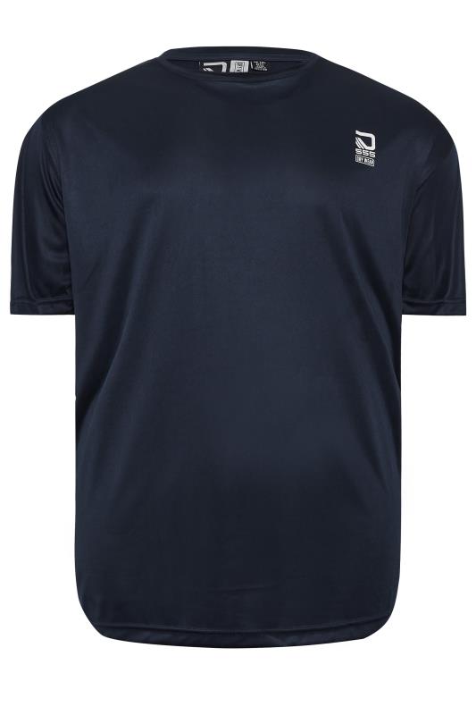 D555 Big & Tall Navy Blue Dry Wear T-Shirt | BadRhino 3