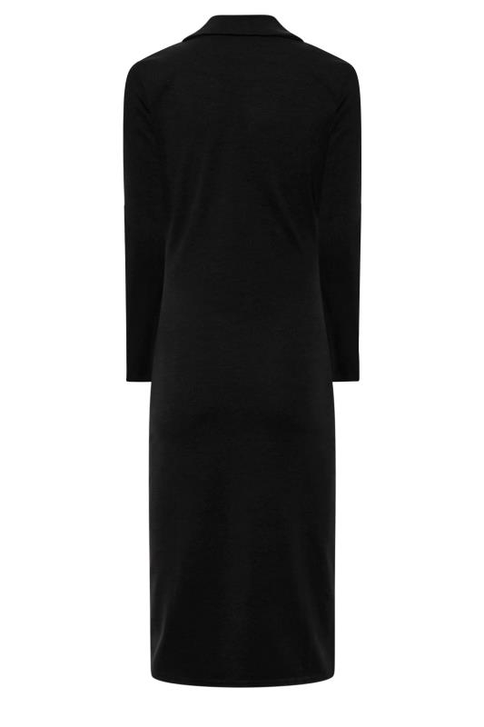LTS Tall Women's Black Long Sleeve Scuba Blazer Dress | Long Tall Sally 7