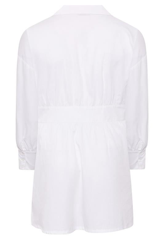 LIMITED COLLECTION Curve White Corset Shirt 2