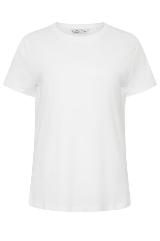 M&Co White Cotton T-Shirt | M&Co 5