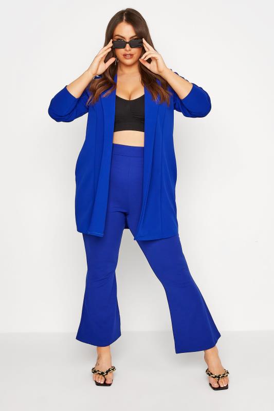 LIMITED COLLECTION Curve Cobalt Blue Flared Trousers 2