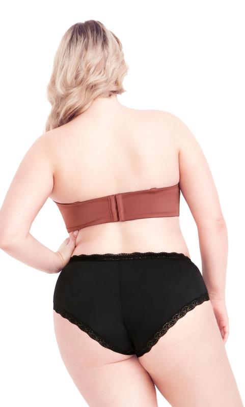 Hips and Curves Cinnamon Brown Strapless Multiway Bra 8