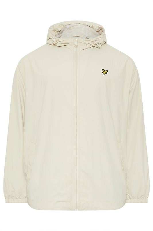 LYLE & SCOTT Big & Tall Off-White Hooded Jacket | BadRhino 2