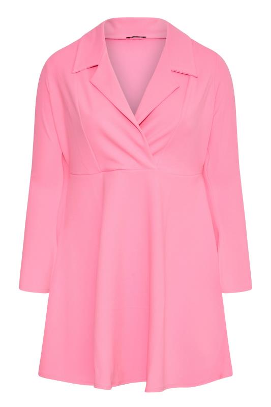 LIMITED COLLECTION Curve Pink Blazer Dress 6