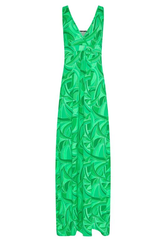 LTS Tall Green Swirl Print Maxi Dress 6