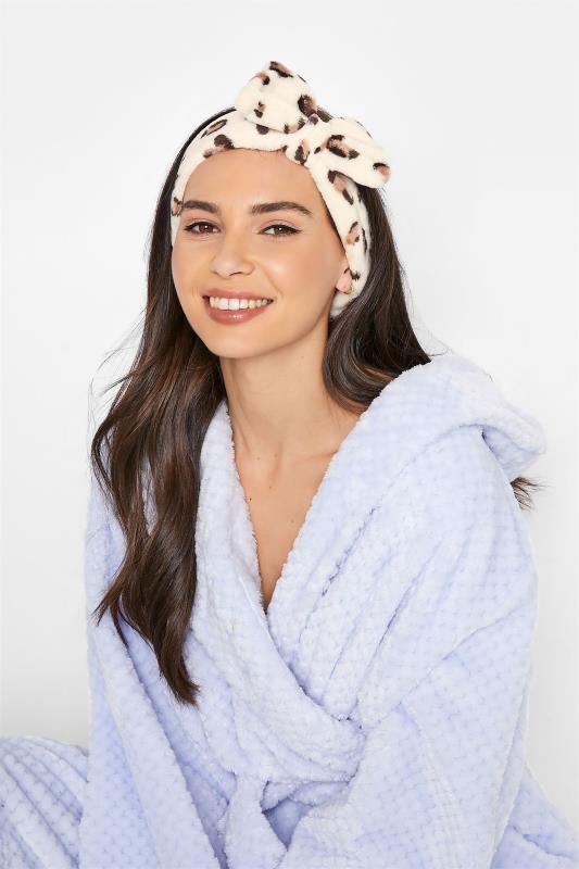 Beige Leopard Beauty Headband 2