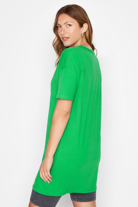 LTS Tall Apple Green Oversized Tunic T-Shirt 3