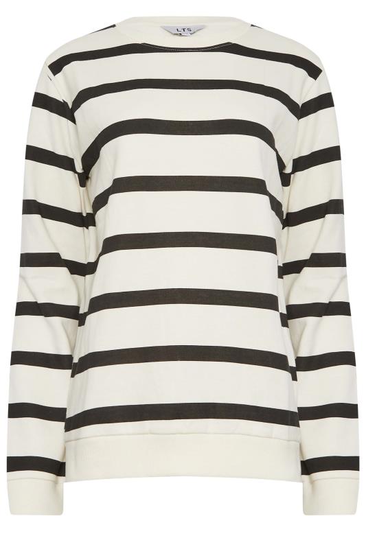 LTS Tall Ivory White Stripe Sweatshirt | Long Tall Sally 6