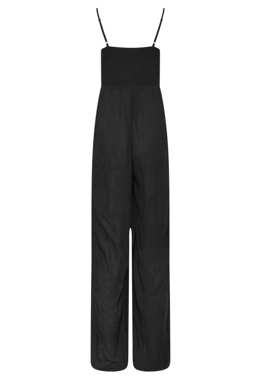 LTS Tall Women's Black Crinkle Jumpsuit | Long Tall Sally 7