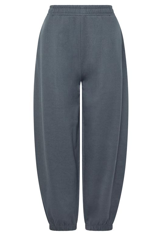 PixieGirl Petite Women's Dark Blue Brushed Balloon Joggers | PixieGirl 1