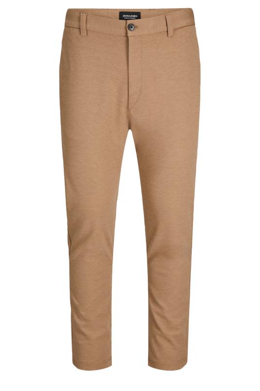 JACK & JONES Big & Tall Cooper Brown Chino Trousers | BadRhino 2