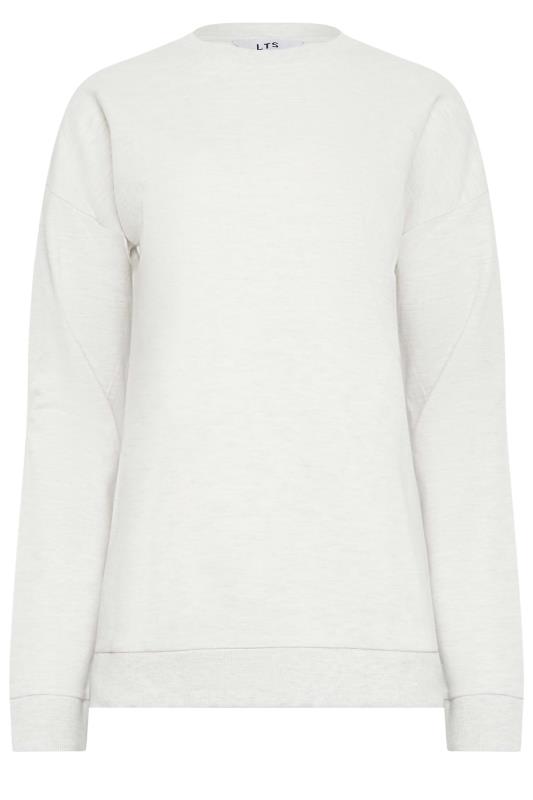 LTS Tall Light Grey Long Sleeve Sweatshirt | Long Tall Sally  2