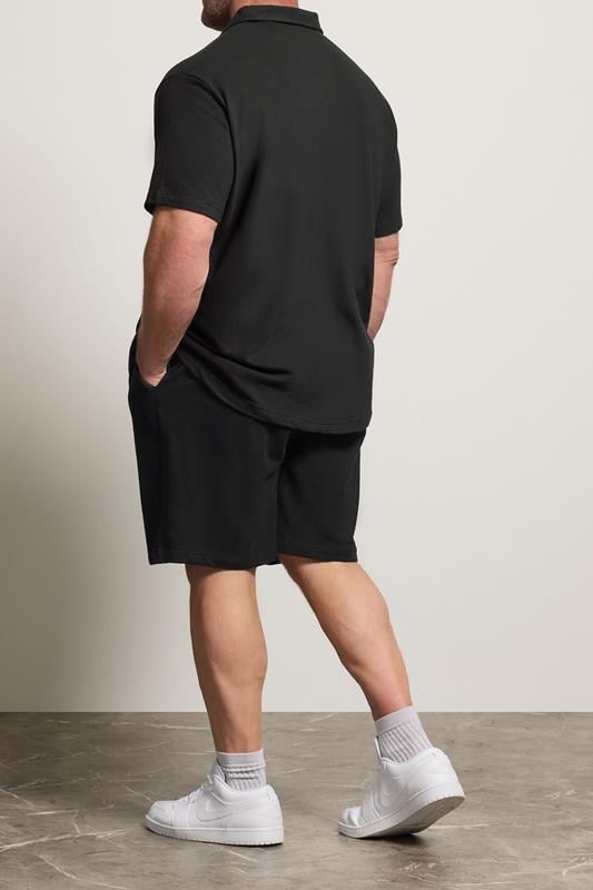 BadRhino Big & Tall Black Jersey Shorts | BadRhino 4