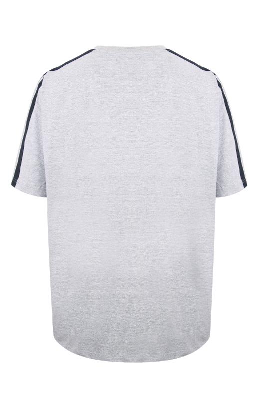 ED BAXTER Big & Tall Grey Lounge T-Shirt_BK.jpg