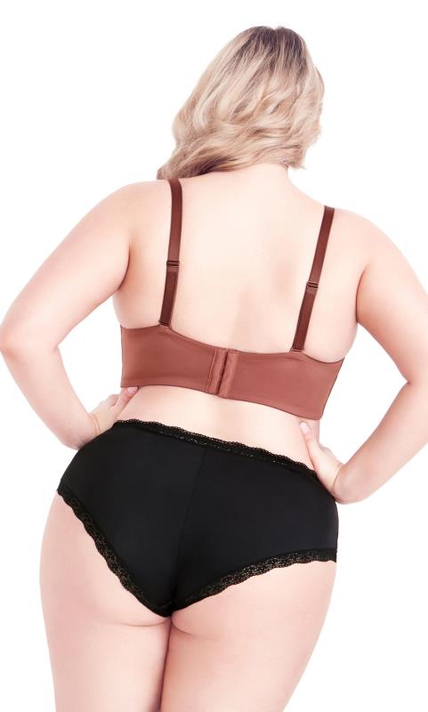 Hips and Curves Cinnamon Brown Strapless Multiway Bra 3