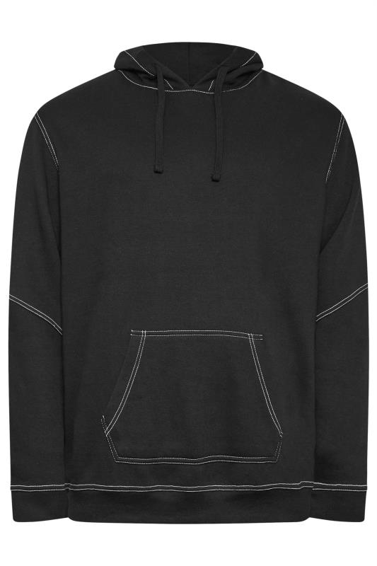 BadRhino Black Contrast Stitch Sweatshirt | BadRhino 4