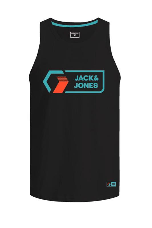 JACK & JONES Big & Tall Black Logo Vest 2