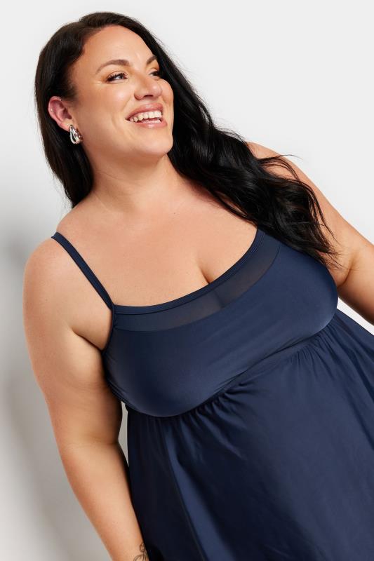 YOURS Plus Size Navy Blue Swimdress | Yours Clothing 7