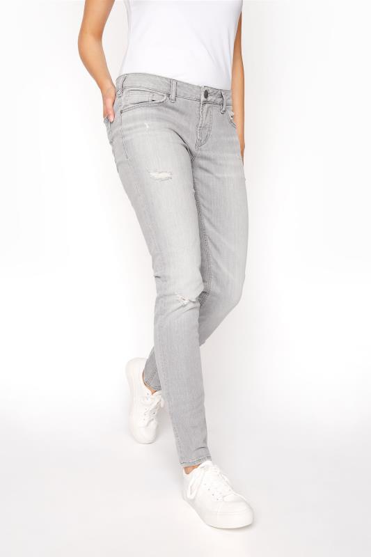 SILVER JEANS Grey Aiko Skinny Jeans 2